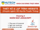 Bài giảng Thiết kế và lập trình Website: Chương 3 - ThS. Dương Thành Phết