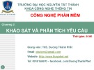 Bài giảng Công nghệ phần mềm: Chương 3 - ThS. Dương Thành Phết