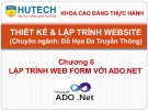 Bài giảng Thiết kế và lập trình Website: Chương 6 - ThS. Dương Thành Phết