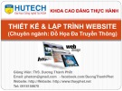 Bài giảng Thiết kế và lập trình Website: Chương 0 - ThS. Dương Thành Phết