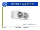 Lecture Chapter 7: Evaporator - ThS. Nguyễn Duy Tuệ