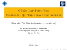 Bài giảng Lập trình Web: Chương 3 - Trần Công Án