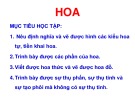 Bài giảng Thực vật dược: Hoa