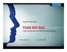 Bài giảng Toán rời rạc: Cơ sở logic - Nguyễn Thành Nhựt