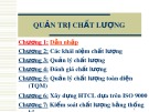 Bài giảng Quản trị chất lượng: Chương 1