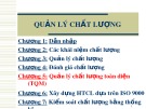 Bài giảng Quản trị chất lượng: Chương 5 - Quản lý chất lượng toàn diện