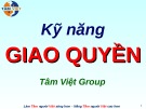 Bài giảng Kỹ năng giao quyền