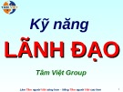 Bài giảng Kỹ năng lãnh đạo