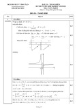 Đáp án đề thi tuyển sinh đại học môn Toán (năm 2011): Khối D