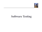 Bài giảng Công nghệ phần mềm: Software Testing - Nguyễn Thị Cẩm Hương