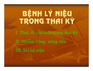 Bài giảng Bệnh lý niệu trong thai kỳ - BS. Nguyễn Anh Danh