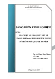 Sáng kiến kinh nghiệm: Phát hiện và giải quyết vấn đề trong bài toán hình giải tích phẳng từ những mối quan hệ ba điểm