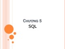 Bài giảng Cơ sở dữ liệu - Chương 5: SQL (134tr)