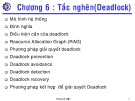 Bài giảng Hệ điều hành: Chương 6 - ThS. Hà Lê Hoài Trung