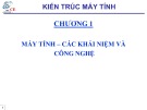 Bài giảng Kiến trúc máy tính - Chương 1: Máy tính – Các khái niệm và công nghệ