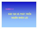 Bài giảng Quản trị nguồn nhân lực: Chương 5.2 - ThS. Trần Hà Triêu Bình