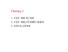 Bài giảng Giải tích 1 - Chương 3: Cực trị của hàm số