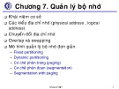 Bài giảng Hệ điều hành: Chương 7 - ThS. Hà Lê Hoài Trung