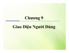 Bài giảng Kỹ thuật lập trình Java - Chương 9: Giao diện người dùng