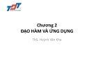 Bài giảng Toán cho tin học: Chương 1 - ThS. Huỳnh Văn Kha