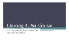 Bài giảng Lý thuyết thông tin: Chương 4.2 - ThS. Huỳnh Văn Kha