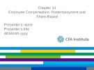 Lecture International financial statement analysis: Chapter 14 - CFA Institute