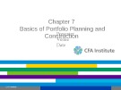 Lecture Investments: Principles of portfolio and equity analysis: Chapter 7 - CFA Institute