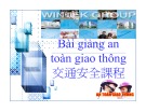 Bài giảng An toàn giao thông