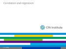 Lecture Quantitative investment analysis: Chapter 8 – CFA Institute