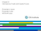 Lecture Economics for investment decision makers: Chapter 8 - CFA In stitute