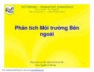 Bài giảng Quản trị chiến lược - Chương 2: Phân tích môi trường bên ngoài