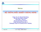 Bài giảng Hệ thống điều khiển thông minh: Chương 3 - TS. Huỳnh Thái Hoàng