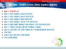 Bài giảng Triển khai ứng dụng mạng - Bài 1: TCP/IP v.4