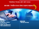 Bài giảng Triển khai ứng dụng mạng: Mở đầu