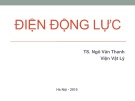 Bài giảng Điện động lực: Điện động lực và thuyết tương đối - TS. Ngô Văn Thanh