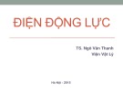 Bài giảng Điện động lực: Từ trường tĩnh - TS. Ngô Văn Thanh