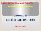 Bài giảng Nhập môn điện tử - Chương 10: Khuếch đại công suất