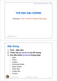 Bài giảng Tin học đại cương: Chương 5 - ThS. Trần Quang Hải Bằng