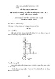 Đề thi tốt nghiệp cao đẳng nghề khóa 3 (2009-2012) - Nghề: Điện công nghiệp - Môn thi: Lý thuyết chuyên môn nghề - Mã đề thi: ĐCN-LT20