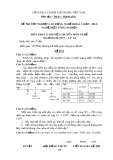 Đề thi tốt nghiệp cao đẳng nghề khóa 3 (2009-2012) - Nghề: Điện công nghiệp - Môn thi: Lý thuyết chuyên môn nghề - Mã đề thi: ĐCN-LT44