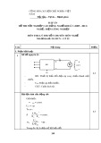 Đáp án đề thi tốt nghiệp cao đẳng nghề khóa 3 (2009-2012) - Nghề: Điện công nghiệp - Môn thi: Lý thuyết chuyên môn nghề - Mã đề thi: DA ĐCN-LT22