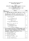 Đáp án đề thi tốt nghiệp cao đẳng nghề khóa 3 (2009-2012) - Nghề: Điện dân dụng - Môn thi: Lý thuyết chuyên môn nghề - Mã đề thi: DA ĐDD–LT23