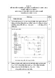 Đáp án đề thi tốt nghiệp cao đẳng nghề khóa 3 (2009-2012) - Nghề: Điện dân dụng - Môn thi: Lý thuyết chuyên môn nghề - Mã đề thi: DA ĐDD–LT14