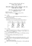 Đề thi tốt nghiệp cao đẳng nghề khóa 3 (2009-2012) - Nghề: Điện công nghiệp - Môn thi: Lý thuyết chuyên môn nghề - Mã đề thi: ĐCN-LT33