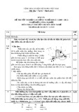 Đáp án đề thi tốt nghiệp cao đẳng nghề khóa 3 (2009-2012) - Nghề: Điện công nghiệp - Môn thi: Lý thuyết chuyên môn nghề - Mã đề thi: DA ĐCN-LT43