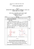 Đáp án đề thi tốt nghiệp cao đẳng nghề khóa 3 (2009-2012) - Nghề: Điện công nghiệp - Môn thi: Lý thuyết chuyên môn nghề - Mã đề thi: DA ĐCN-LT15