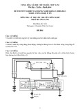Đề thi tốt nghiệp cao đẳng nghề khóa 3 (2009-2012) - Nghề: Công nghệ ô tô - Môn thi: Lý thuyết chuyên môn nghề - Mã đề thi: OTO-LT46