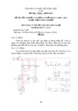 Đề thi tốt nghiệp cao đẳng nghề khóa 3 (2009-2012) - Nghề: Điện công nghiệp - Môn thi: Lý thuyết chuyên môn nghề - Mã đề thi: ĐCN-LT37