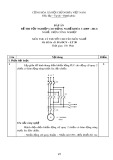 Đáp án đề thi tốt nghiệp cao đẳng nghề khóa 3 (2009-2012) - Nghề: Điện công nghiệp - Môn thi: Lý thuyết chuyên môn nghề - Mã đề thi: DA ĐCN-LT20