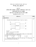 Đáp án đề thi tốt nghiệp cao đẳng nghề khóa 3 (2009-2012) - Nghề: Điện tử công nghiệp - Môn thi: Lý thuyết chuyên môn nghề - Mã đề thi: ĐA ĐTCN-LT16